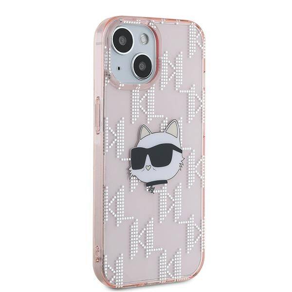 ETUI DO IPHONE 14 / 15 / 13 KARL LAGERFELD IML CHOUPETTE HEAD & MONOGRAM