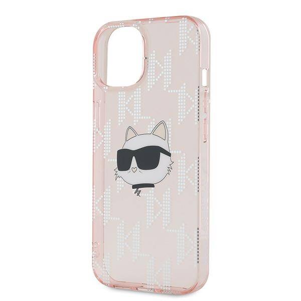 ETUI DO IPHONE 14 / 15 / 13 KARL LAGERFELD IML CHOUPETTE HEAD & MONOGRAM