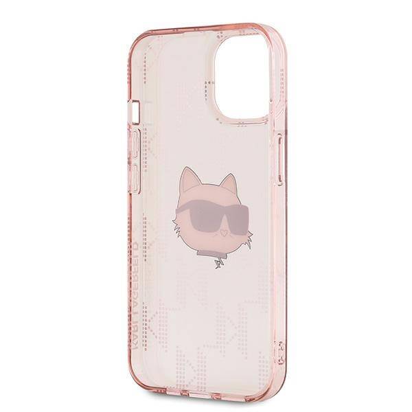 ETUI DO IPHONE 14 / 15 / 13 KARL LAGERFELD IML CHOUPETTE HEAD & MONOGRAM