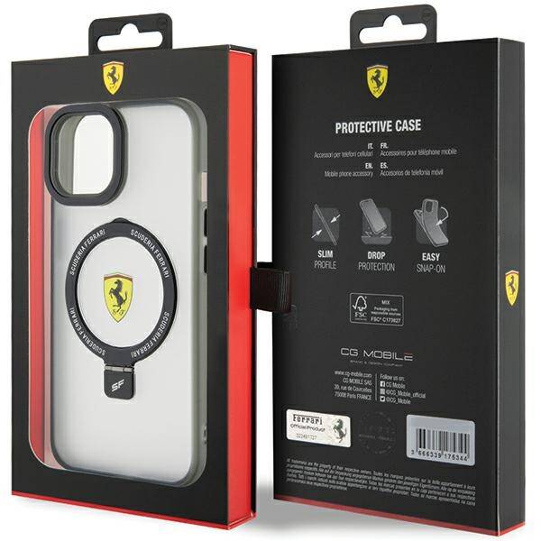 ETUI DO IPHONE 14 PLUS / 15 PLUS FERRARI MAGSAFE 