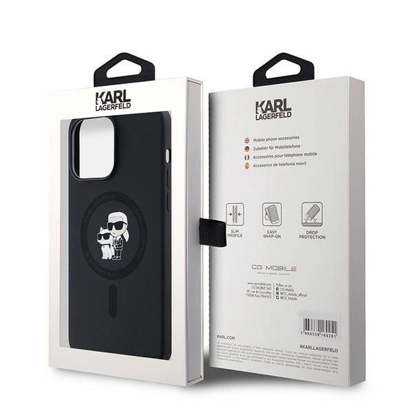 ETUI DO IPHONE 14 PRO 6.1" KARL LAGERFELD SILICONE KARL & CHOUPETTE MAGSAFE