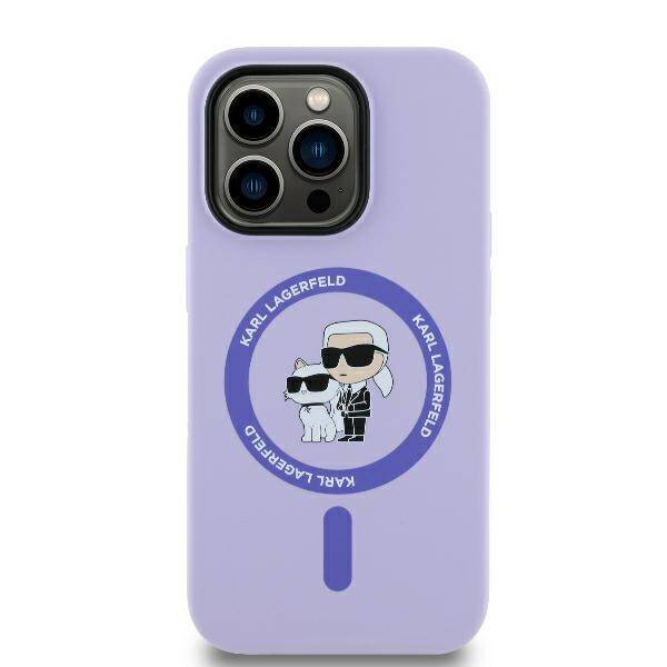 ETUI DO IPHONE 14 PRO MAX 6.7" KARL LAGERFELD KARL&CHOUPETTE HEADS RING