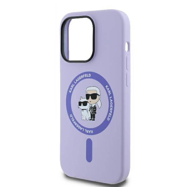 ETUI DO IPHONE 14 PRO MAX 6.7" KARL LAGERFELD KARL&CHOUPETTE HEADS RING