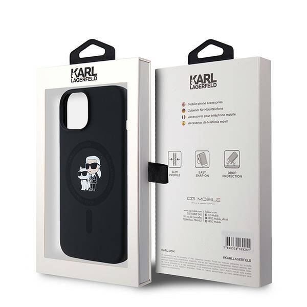 ETUI DO IPHONE 15 / 14 / 13 KARL LAGERFELD KARL & CHOUPETTE MAGSAFE