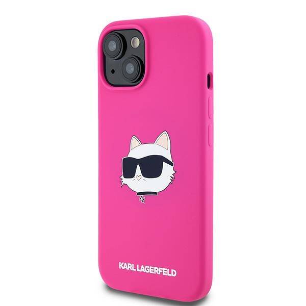 ETUI DO IPHONE 15 / 14 / 13 KARL LAGERFELD SILICONE CHOUPETTE HEAD MAGSAFE