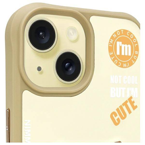 ETUI DO IPHONE 15 6.1" NIMMY COOL&CUTE 2.0 CAT KHAKI