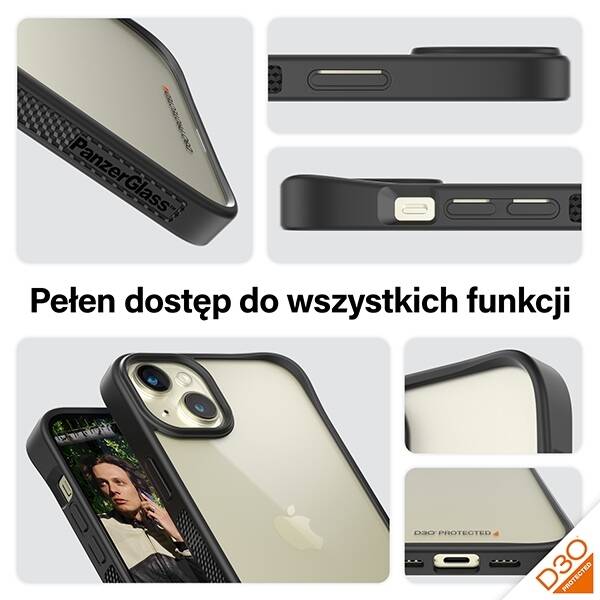 ETUI DO IPHONE 15 PLUS / 14 PLUS PANZERGLASS CLEARCASE D3O 2XMILITARY