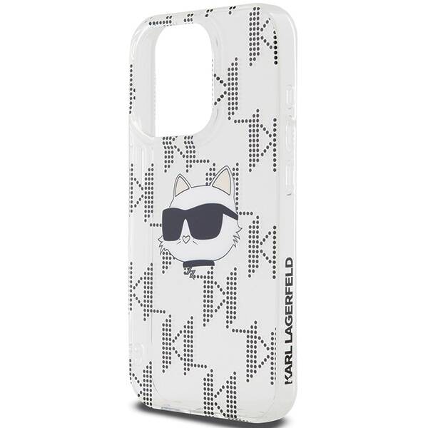 ETUI DO IPHONE 15 PRO 6.1" KARL LAGERFELD IML CHOUPETTE HEAD&MONOGRAM