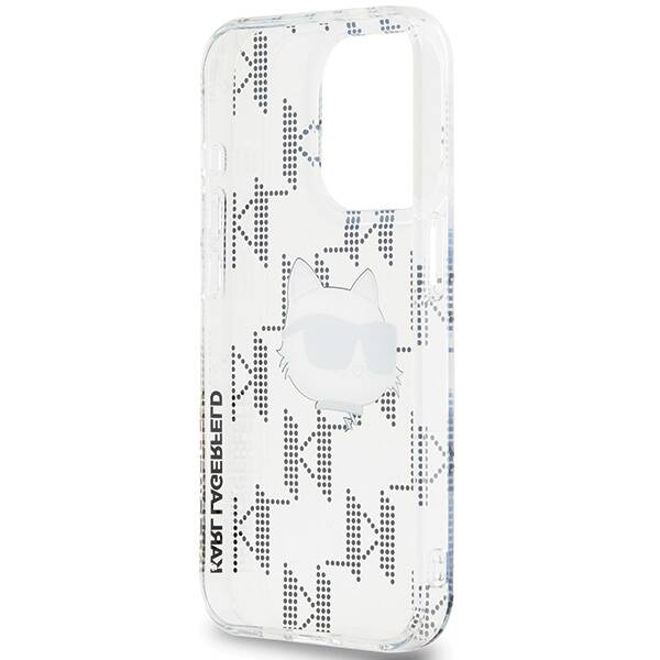 ETUI DO IPHONE 15 PRO 6.1" KARL LAGERFELD IML CHOUPETTE HEAD&MONOGRAM