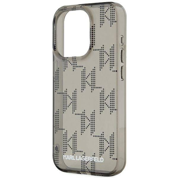 ETUI DO IPHONE 15 PRO 6.1" KARL LAGERFELD IML MONO KL PATTERN & CORD