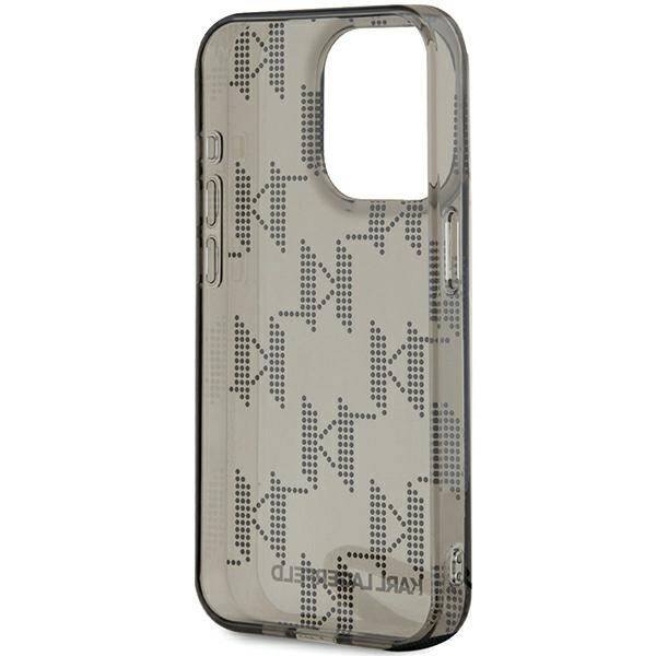 ETUI DO IPHONE 15 PRO 6.1" KARL LAGERFELD IML MONO KL PATTERN & CORD