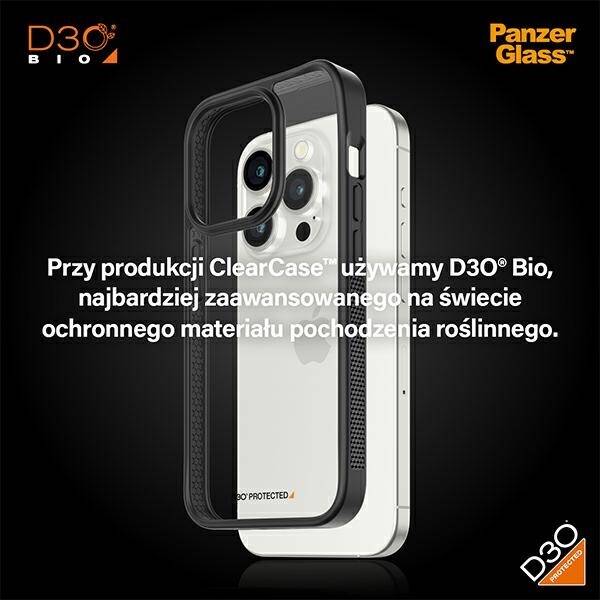 ETUI DO IPHONE 15 PRO 6.1" PANZERGLASS CLEARCASE D3O 2XMILITARY