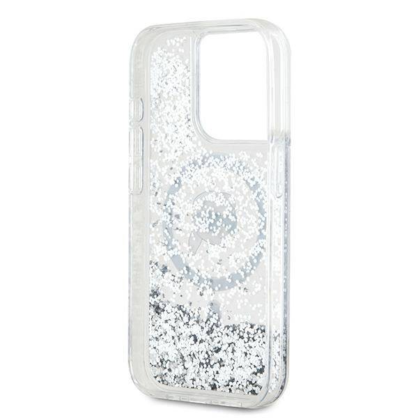 ETUI DO IPHONE 15 PRO MAX KARL LAGERFELD GLITTER KARL HEAD MAGSAFE