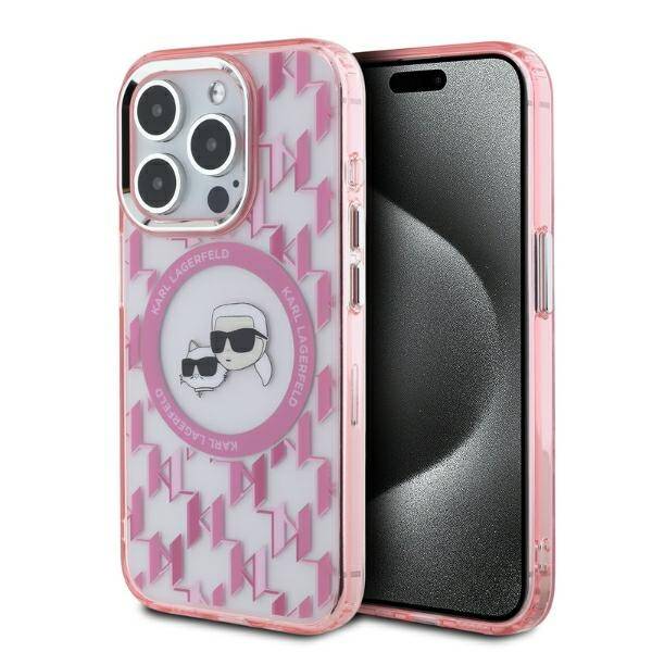 ETUI DO IPHONE 15 PRO MAX KARL LAGERFELD IML KARL&CHOUPETTE HEAD MAGSAFE