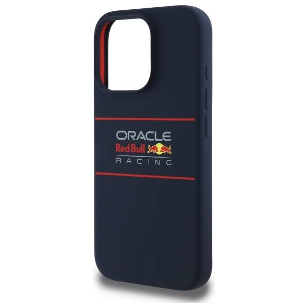 ETUI DO IPHONE 15 PRO MAX RED BULL HORIZONTAL LOGO MAGSAFE GRANATOWE