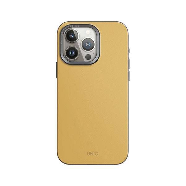 ETUI DO IPHONE 15 PRO UNIQ LYDEN DS MAGCLICK CHARGING ŻÓŁTO-SZARE