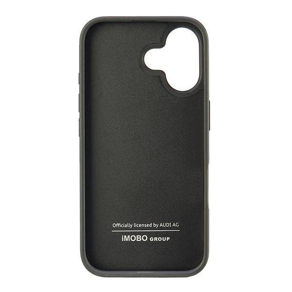 ETUI DO IPHONE 16 6.1" AUDI SYNTHETIC LEATHER CZARNE