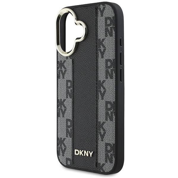 ETUI DO IPHONE 16 6.1" DKNY CHECKERED PATTERN MAGSAFE CZARNE