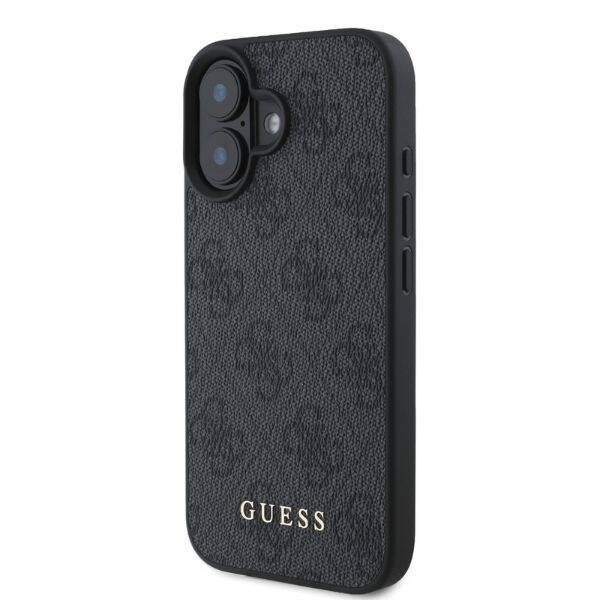 ETUI DO IPHONE 16 6.1" GUESS 4G CLASSIC CZARNE