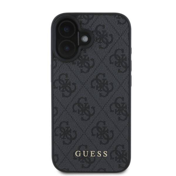 ETUI DO IPHONE 16 6.1" GUESS 4G CLASSIC CZARNE