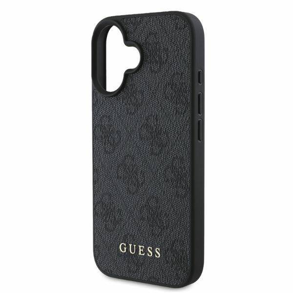 ETUI DO IPHONE 16 6.1" GUESS 4G CLASSIC CZARNE