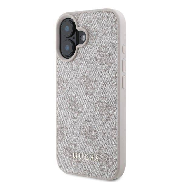 ETUI DO IPHONE 16 6.1" GUESS 4G CLASSIC RÓŻOWE