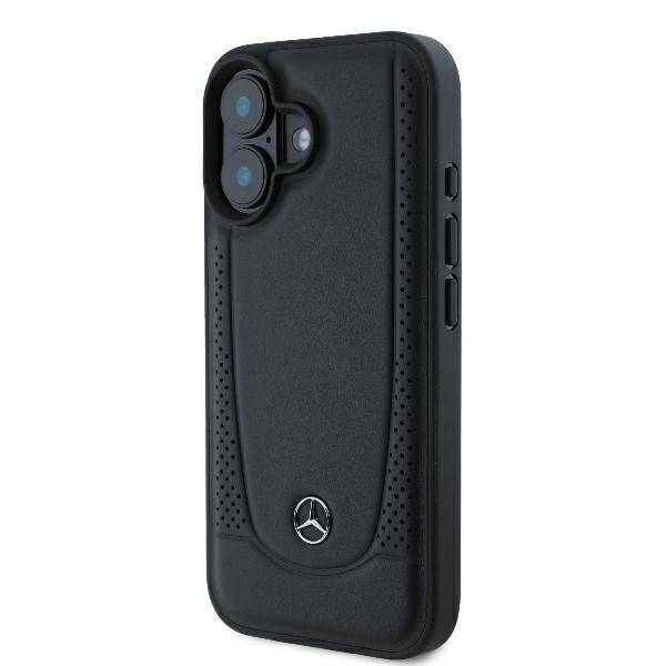 ETUI DO IPHONE 16 6.1" MERCEDES LEATHER URBAN CZARNE