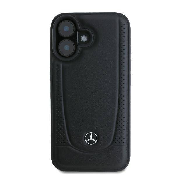 ETUI DO IPHONE 16 6.1" MERCEDES LEATHER URBAN CZARNE