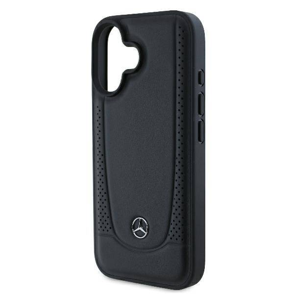 ETUI DO IPHONE 16 6.1" MERCEDES LEATHER URBAN CZARNE