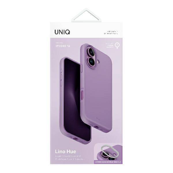 ETUI DO IPHONE 16 6.1" UNIQ LINO HUE MAGCLICK CHARGING RÓŻOWE