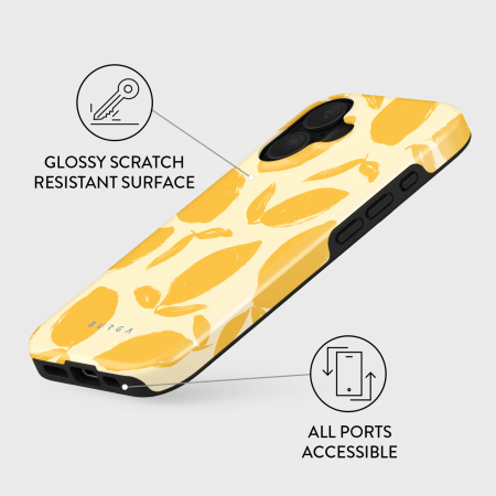 ETUI DO IPHONE 16 BURGA TOUGH MAGSAF LEMON TART