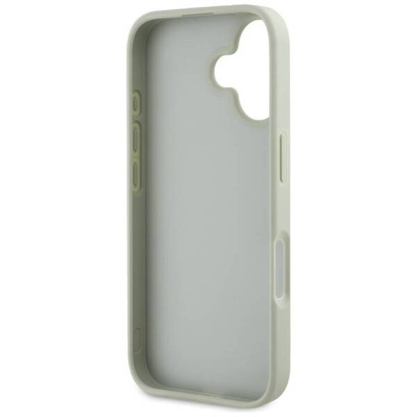 ETUI DO IPHONE 16 GUESS GRAINED BIG 4G LOGO SMALL CLASSIC LOGO ZIELONY