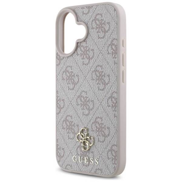 ETUI DO IPHONE 16 GUESS HC PU 4G SMALL AND CLASSIC MAGSAFE RÓŻOWE