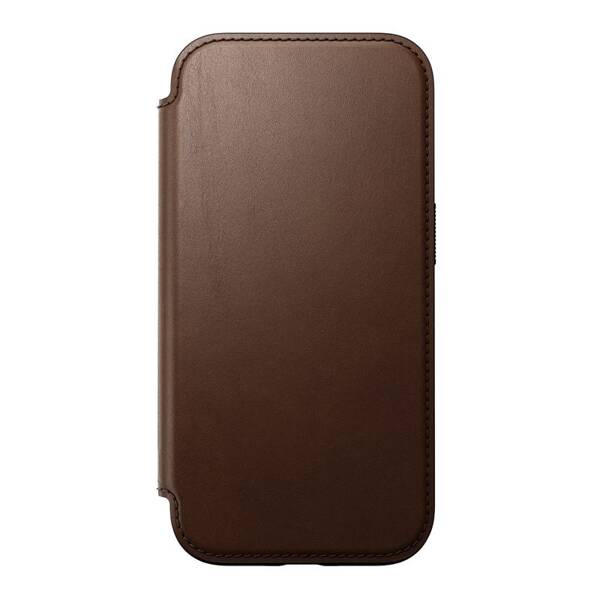 ETUI DO IPHONE 16 NOMAD MODERN LEATHER FOLIO BRĄZOWE