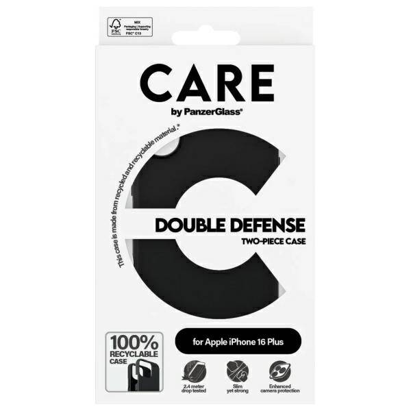 ETUI DO IPHONE 16 PLUS 6.7" CARE BY PANZERGLASS FEATURE DOUBLE DEFENSE