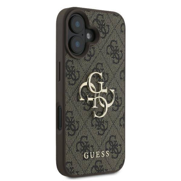 ETUI DO IPHONE 16 PLUS 6.7" GUESS 4G BIG LOGO BRĄZOWE