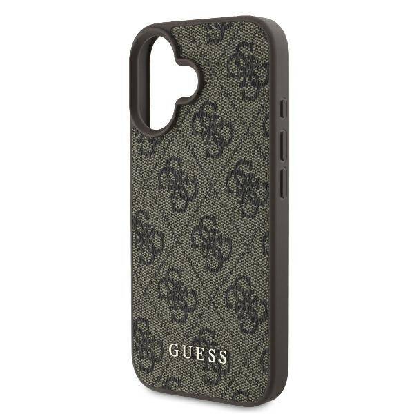 ETUI DO IPHONE 16 PLUS 6.7" GUESS 4G CLASSIC BRĄZOWE