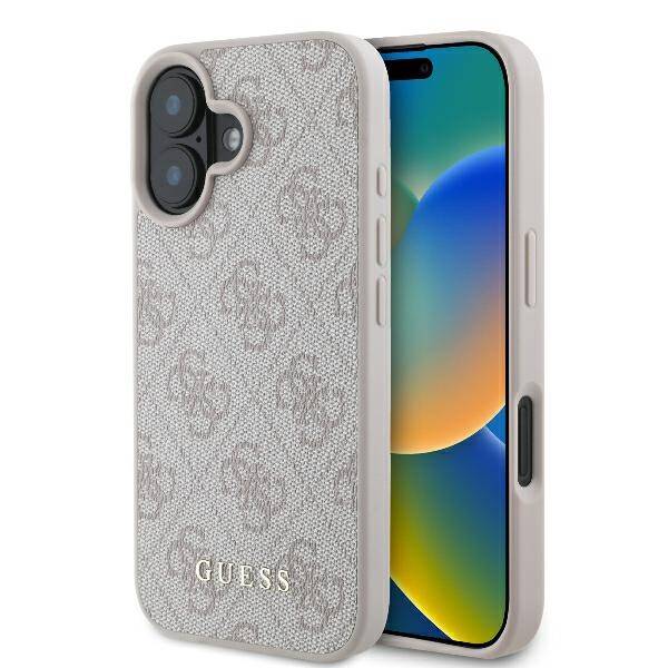 ETUI DO IPHONE 16 PLUS 6.7" GUESS 4G CLASSIC RÓŻOWE