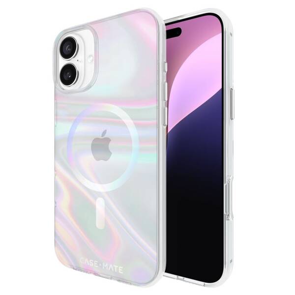 ETUI DO IPHONE 16 PLUS CASE MATE SOAP BUBBLE MAGSAFE