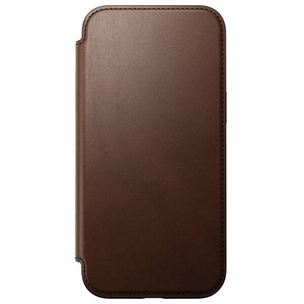 ETUI DO IPHONE 16 PLUS NOMAD MODERN LEATHER FOLIO BRĄZOWE