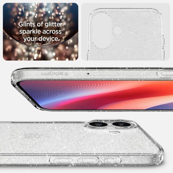 ETUI DO IPHONE 16 PLUS SPIGEN LIQUID CRYSTAL GLITTER CRYSTAL