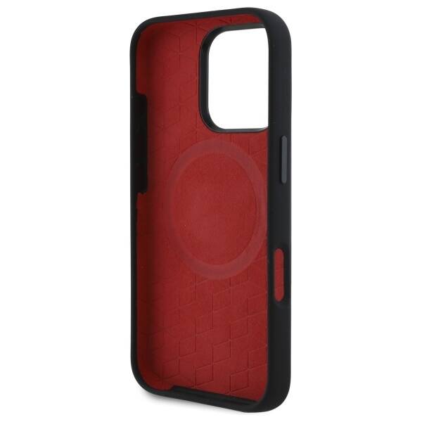 ETUI DO IPHONE 16 PRO 6.3" BMW SILICONE RANDOM LINES MAGSAFE CZARNE