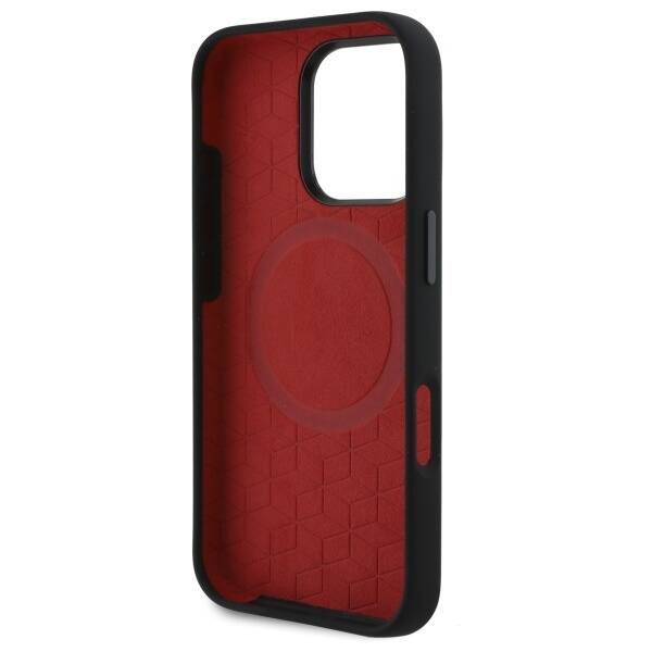 ETUI DO IPHONE 16 PRO 6.3" BMW SILICONE TURNING LINES MAGSAFE CZARNE