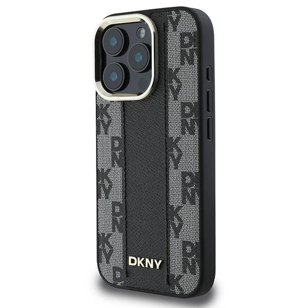 ETUI DO IPHONE 16 PRO 6.3" DKNY CHECKERED PATTERN MAGSAFE CZARNE