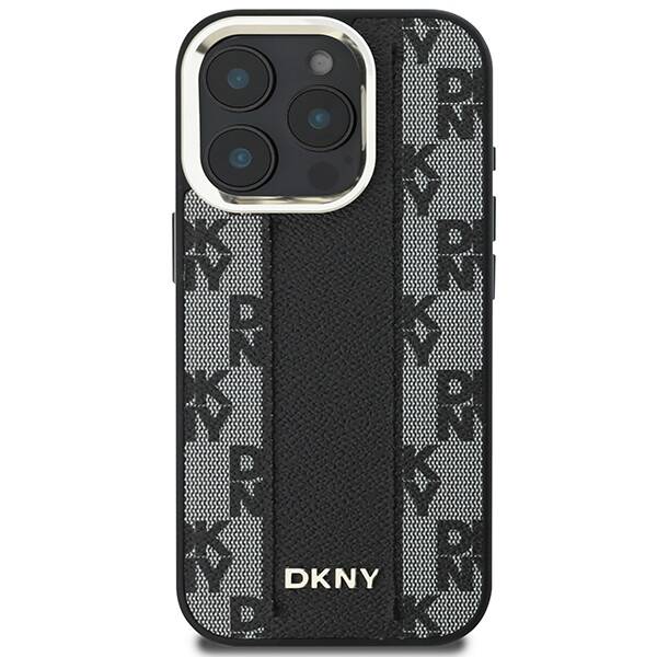 ETUI DO IPHONE 16 PRO 6.3" DKNY CHECKERED PATTERN MAGSAFE CZARNE