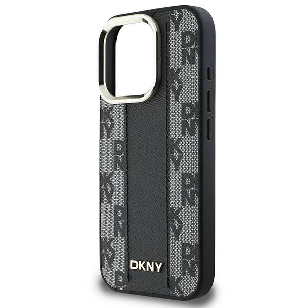 ETUI DO IPHONE 16 PRO 6.3" DKNY CHECKERED PATTERN MAGSAFE CZARNE