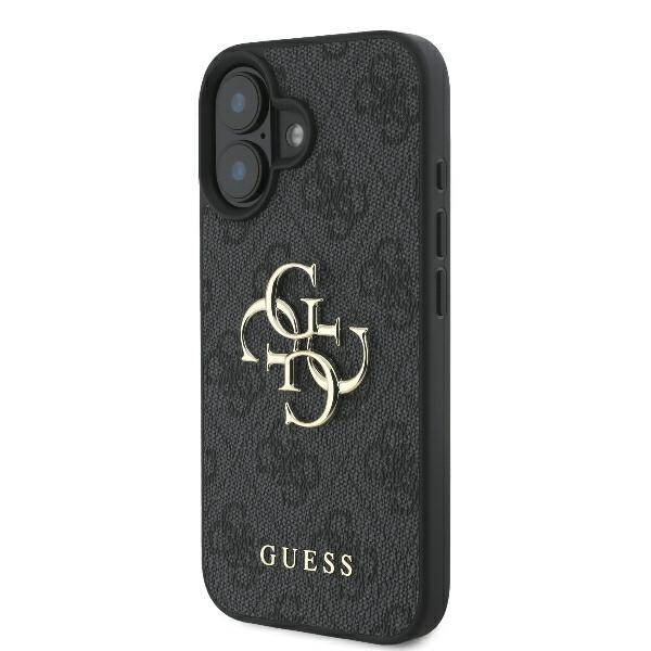 ETUI DO IPHONE 16 PRO 6.3" GUESS 4G BIG LOGO CZARNE