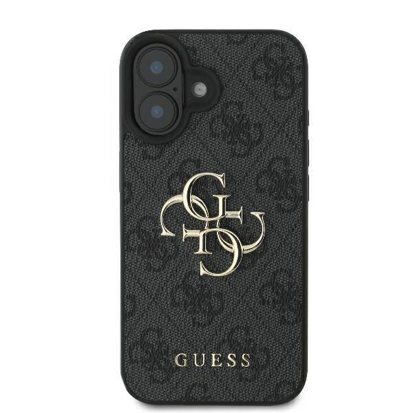 ETUI DO IPHONE 16 PRO 6.3" GUESS 4G BIG LOGO CZARNE