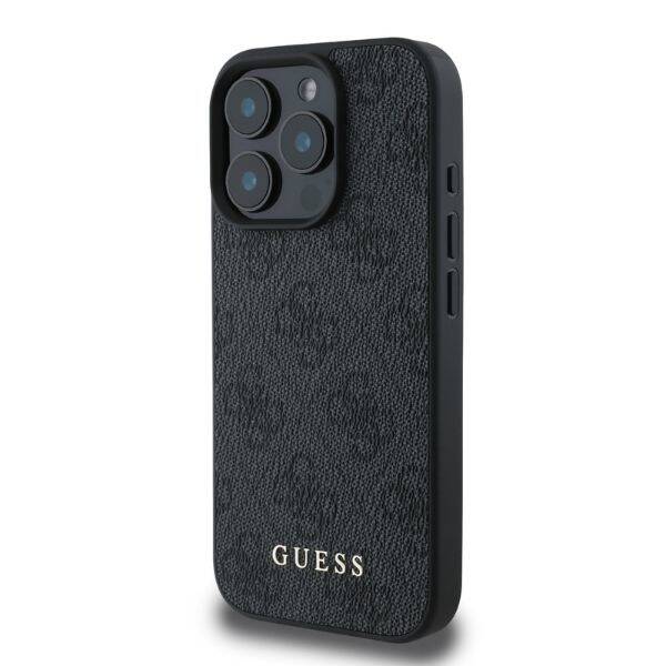 ETUI DO IPHONE 16 PRO 6.3" GUESS 4G CLASSIC CZARNE