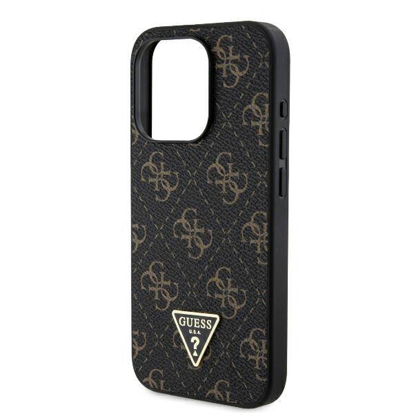 ETUI DO IPHONE 16 PRO 6.3" GUESS NEW 4G TRIANGLE CZARNE